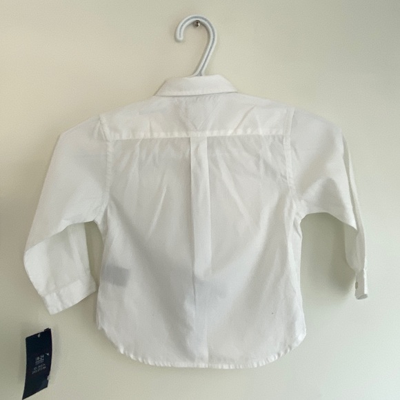 NWT Tommy Hilfiger White Dress Shirt 18-24 months - Picture 2 of 5